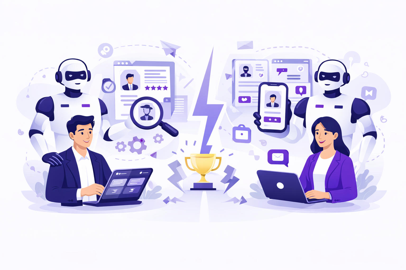 A Tale of Two Automated Recruitment Platforms