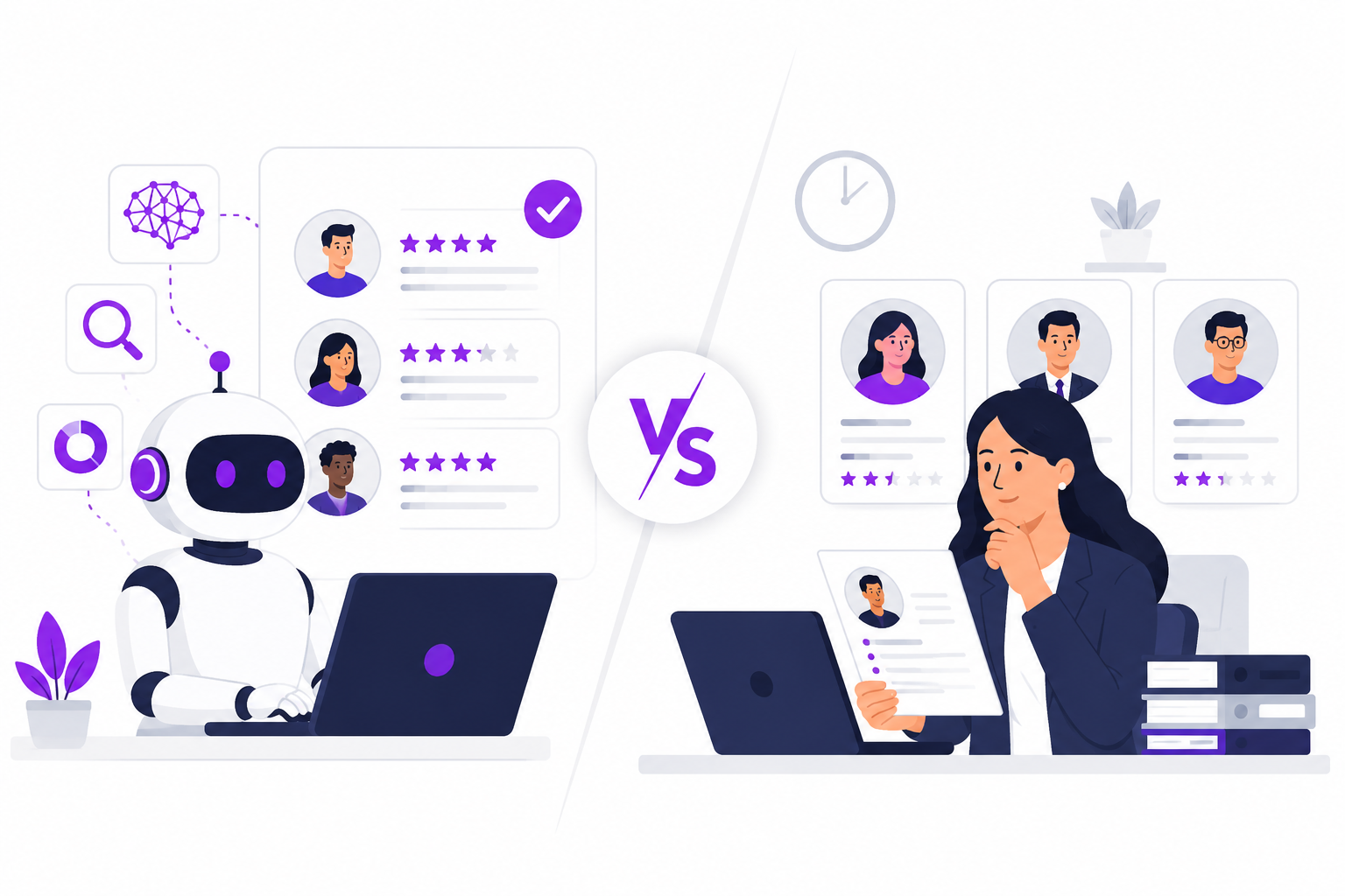 AI Sourcing vs Manual Sourcing: Can AI Replace Recruiters?