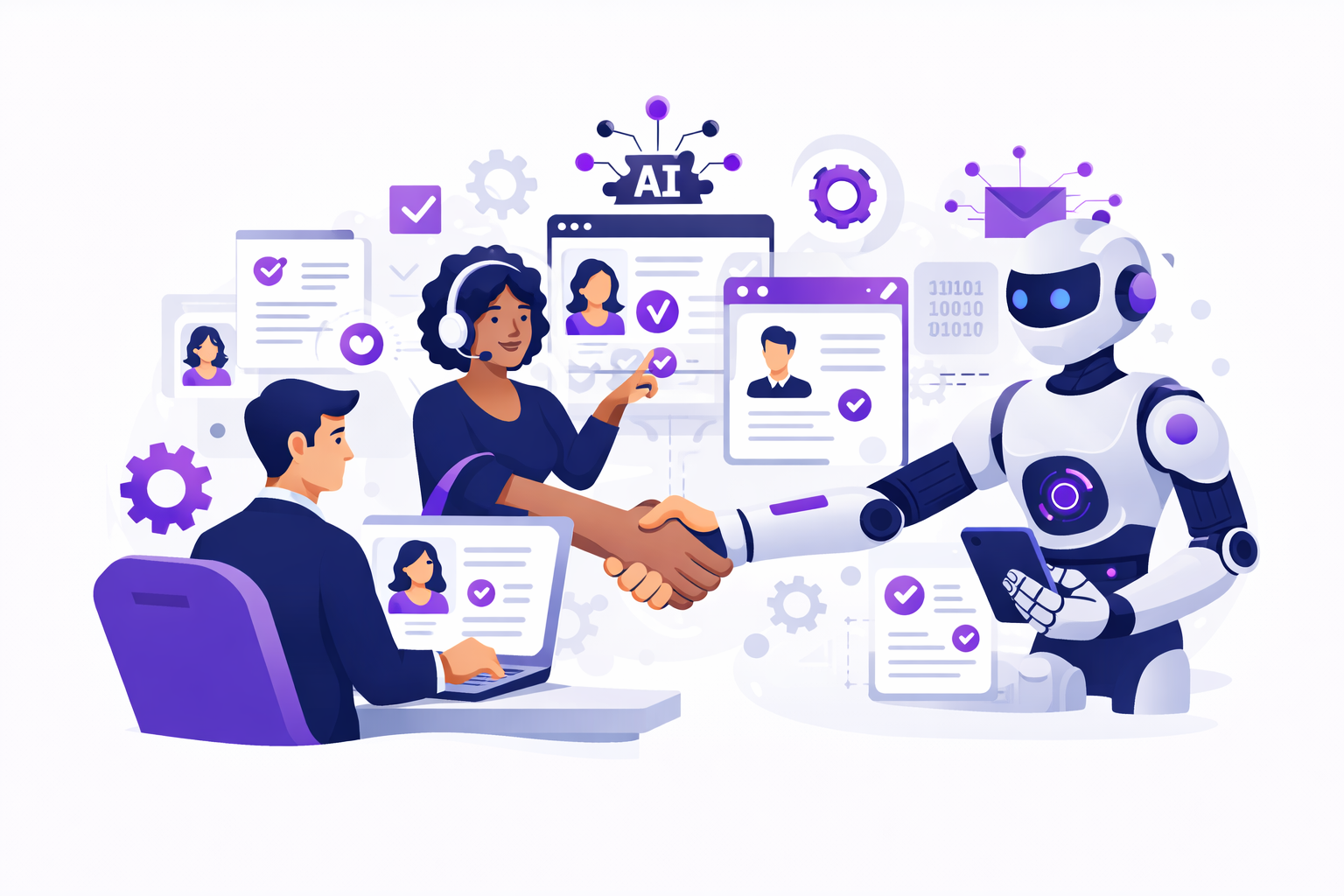 Human Hiring Teams and AI Technology - Stronger Together