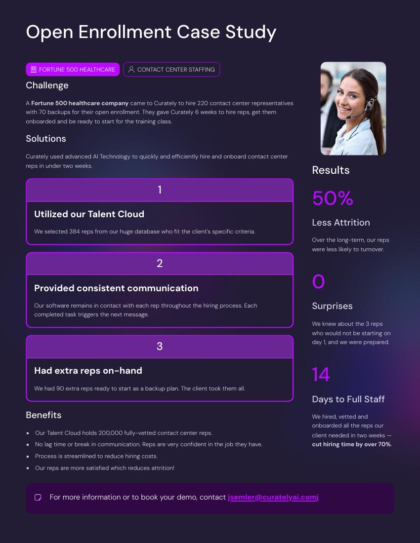 Open Enrollment Case Study preview